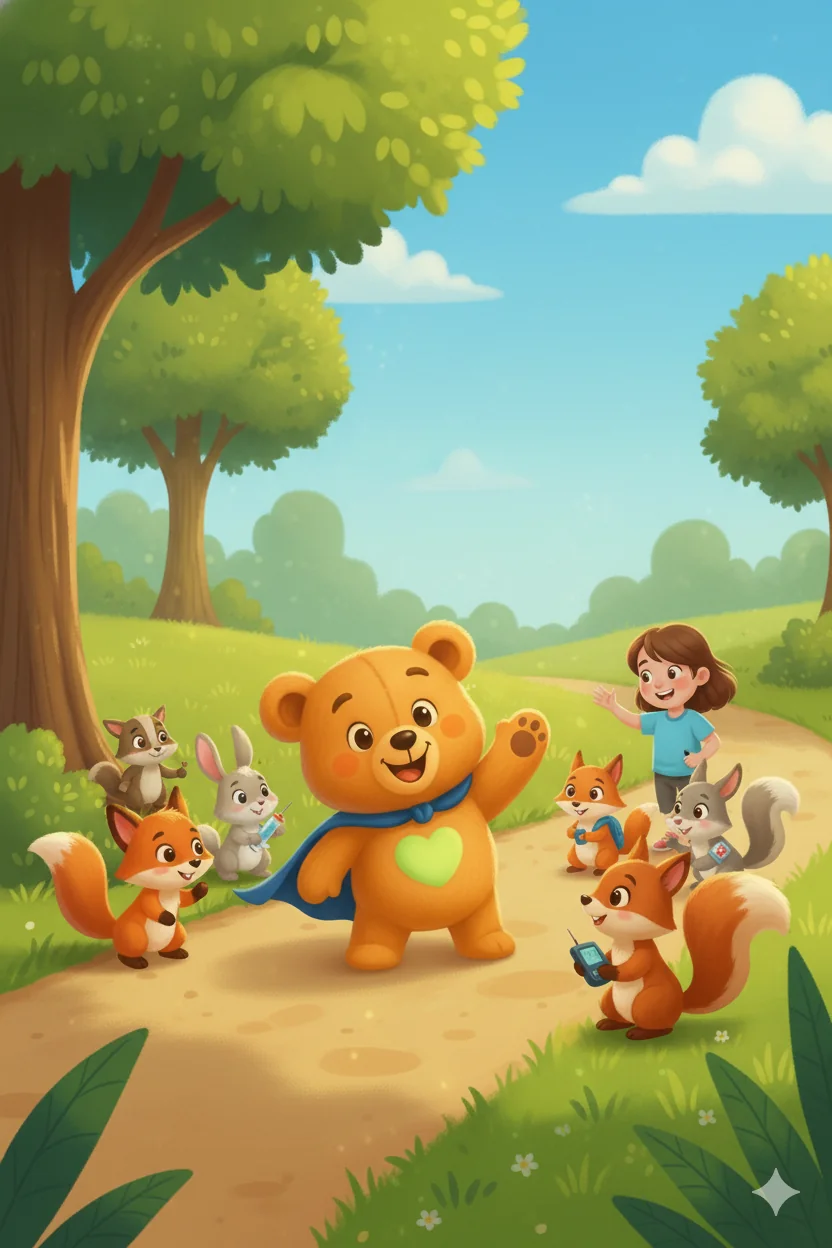 GluBear's First Day - Story Introduction