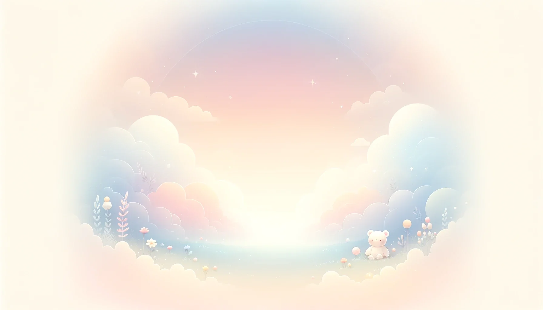 Clouds background for GluBear preorder