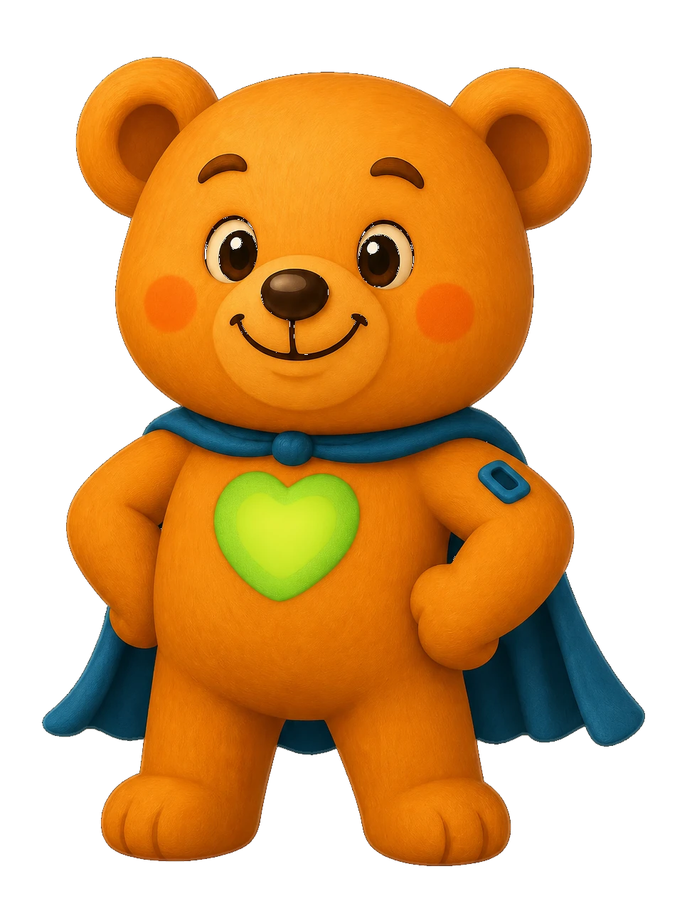GluBear superhero mascot